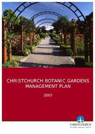 christchurch botanic gardens management