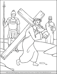 Coloring pages mystery free to print. Sorrowful Mysteries Coloring Pages The Catholic Kid
