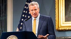 As new york city's 109th mayor, bill de blasio is committed to fighting the income inequality that has created a 'tale of two cities' across the five boroughs. Coronavirus Nyc Mayor Bill De Blasio Says At Least Half A Million New Yorkers Will Be Unemployed