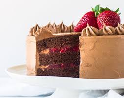 It's a simple, five ingredient recipe to make that creamy, fluffy chocolate filling at home! Strawberry Chocolate Cake The Itsy Bitsy Kitchen