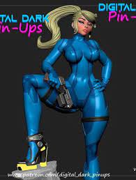 18 Mature NSFW Sexy Samus Pinup Zero Suit 1:12 Scale for - Etsy New Zealand