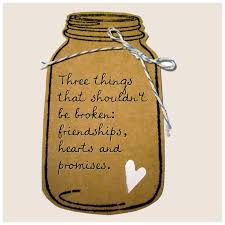 Three things that shouldn&#39;t be broken: friendships, hearts and ... via Relatably.com