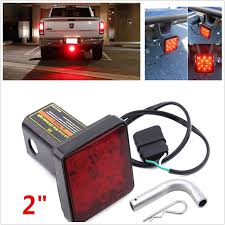 Car Red 12led Bright Brake Light Trailer Hitch Tail Light Fit 2 Receiver W Pin 2017 2018 Mycarboard Com