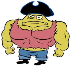 Spongebob doesn't get his black eye from a fight, he gets it from trying to open his tube of toothpaste! Pirate 8 Encyclopedia Spongebobia Fandom