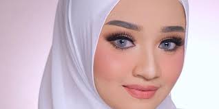 look makeup flawless pengantin hijab