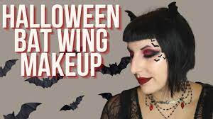 bat makeup look halloween 2022 you