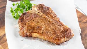 best baked t bone steak a deliciously