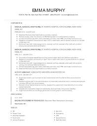Take a look at our medical surgery nurse resume sample to see an excellent design option for your document. Medical Surgical Staff Nurse Resume Examples And Tips Zippia