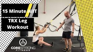 15 minute hiit trx leg workout you