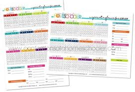 2018 2019 Year At A Glance Calendar Printable Confessions