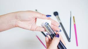how to clean makeup applicators