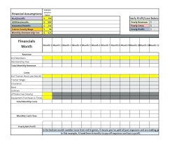 Simple Monthly Profit And Loss Statement Template