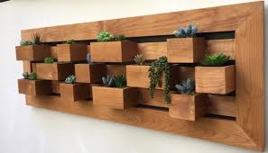 modern wall planter vertical succulent