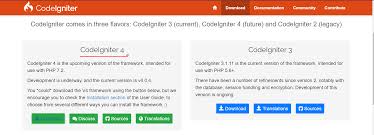 install codeigniter 4 php framework