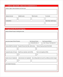 Rental Credit Application Form Free Word Documents Download Business