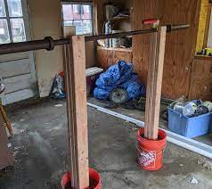 homemade squat stands
