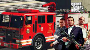 how to get a fire truck in gta v fire