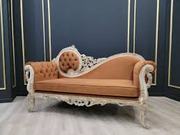 victorian sofa hand carved stressed