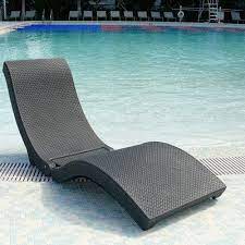 Product title costway folding chaise lounge chair w/cushion blackgrayturquoise average rating: Floating Chaise Lounge Petagadget Pool Chaise Lounge Pool Chaise Pool Lounge Chairs