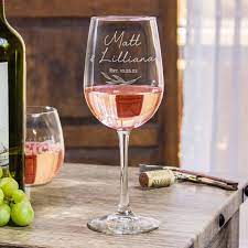 Personalized Wine Glass For