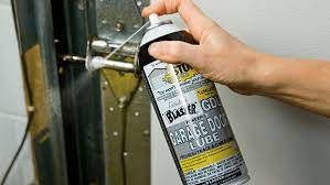 how to lubricate your noisy garage door