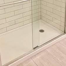 how to install a shower base diy home