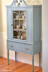 my painted china cabinet makeover