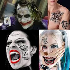 joker tattoos squad stickers