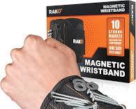 Image of RAK Magnetic Wristband for Holding Screws, Nails and Drill Bits