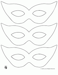 mardi gras mask craft and template