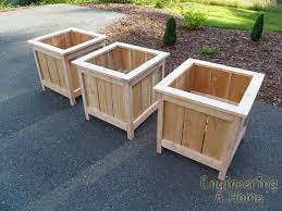 diy large cedar planter boxes