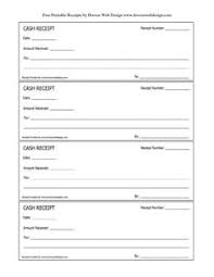 Free Printable Cash Receipt Form Pdf From Vertex42 Com Home Care