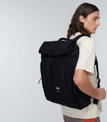 y 3 utility backpack in black y 3