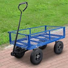 550 Lbs Steel Wagon Garden Cart