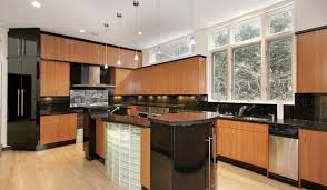 Black Granite Kitchen Countertop Design