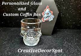 Personalized Skull Shot Glass Custom