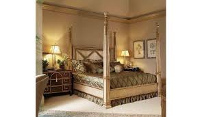 Four Poster Bed Embossed Leather