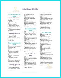 Baby Shower Agenda Template Planning A Program Ideas Detailed Guide