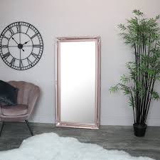 Large Rose Gold Pink Ornate Wall Floor