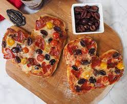 valentine s day heart pizza recipe