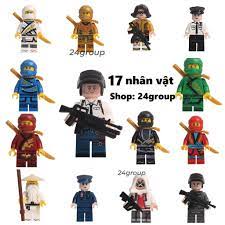 Mô Hình đồ chơi lego Lắp Ráp mini figure Nhân Vật Hoạt Hình ninja go cảnh  sát police pubg MOC nonlego NINJAGO minifigure giá cạnh tranh
