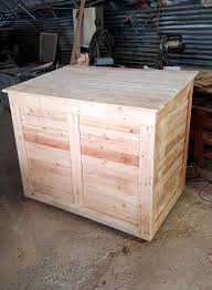 Diy Large Pallet Storage Chest Or Box
