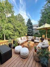 Patio Layout Outdoor Deck Decorating