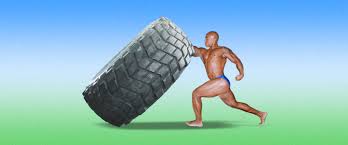 big honkin tires as physical fitness