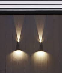 contemporary exterior wall light with
