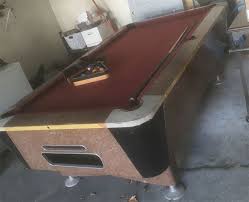 old valley coin op pool table