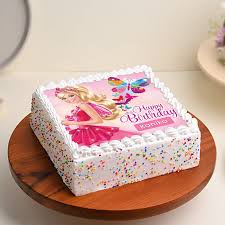order bday with barbie cake