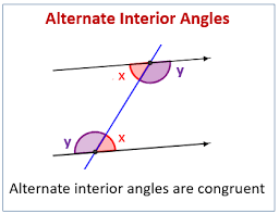 alternate interior angles exles