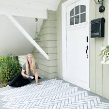 5 tips for stenciling a porch or large