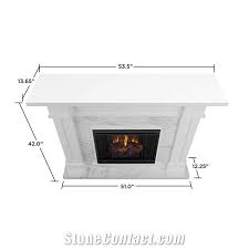 Fireplace Bursa White Limestone With